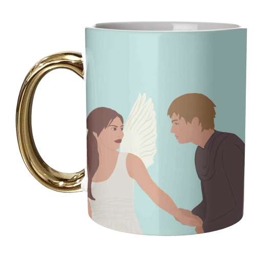 Star Crossed Lovers - unique mug by Rock and Rose Creative