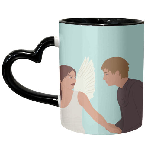 Star Crossed Lovers - unique mug by Rock and Rose Creative