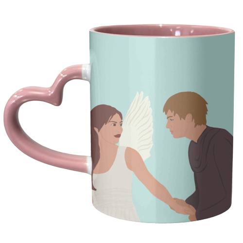 Star Crossed Lovers - unique mug by Rock and Rose Creative