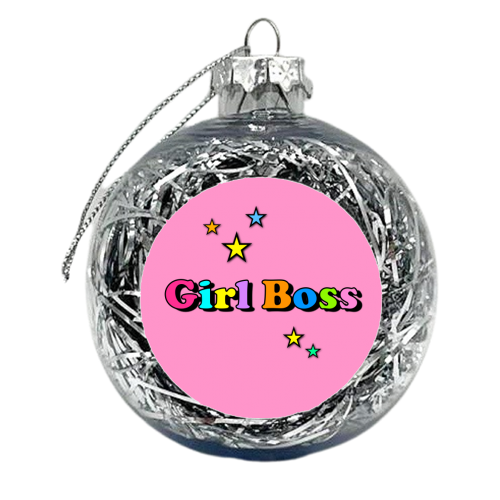 Star Girl Boss - xmas bauble by Adam Regester