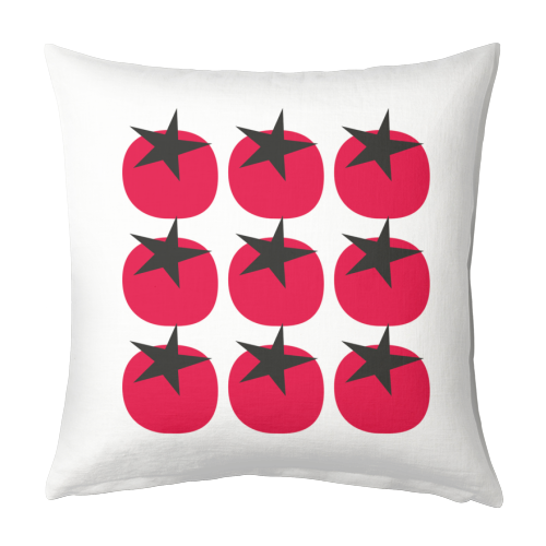Star Tomato Coaster - designed cushion by Suzie London