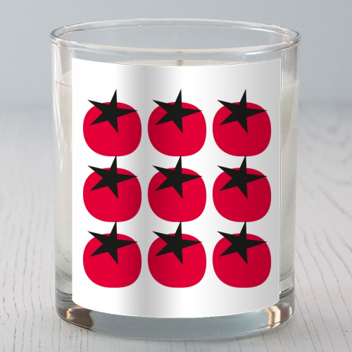 Star Tomato Coaster - scented candle by Suzie London
