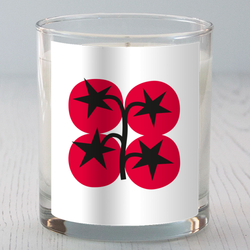Star Tomato Coaster - scented candle by Suzie London