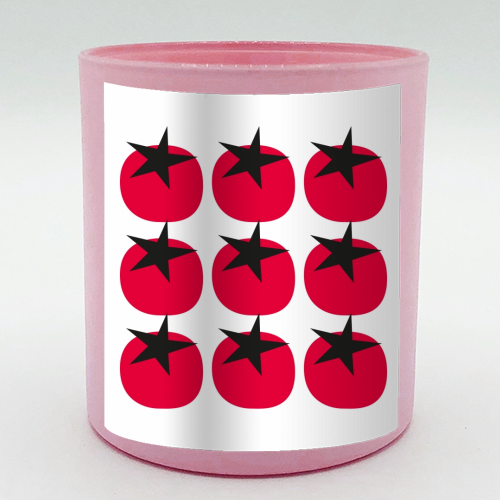 Star Tomato Coaster - scented candle by Suzie London