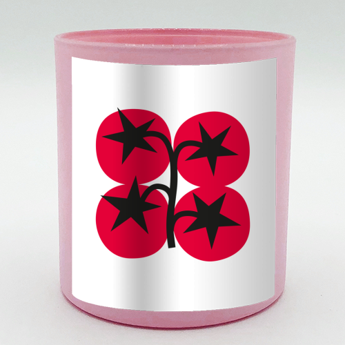 Star Tomato Coaster - scented candle by Suzie London