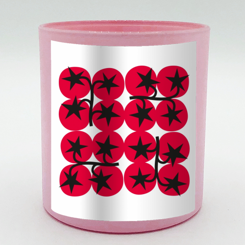 Star Tomato Coaster - scented candle by Suzie London