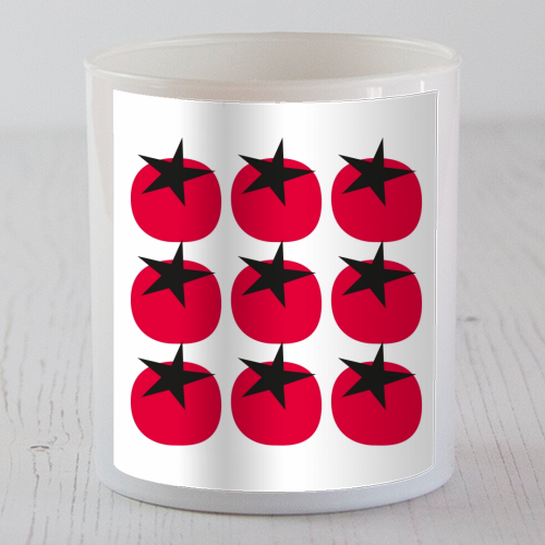Star Tomato Coaster - scented candle by Suzie London
