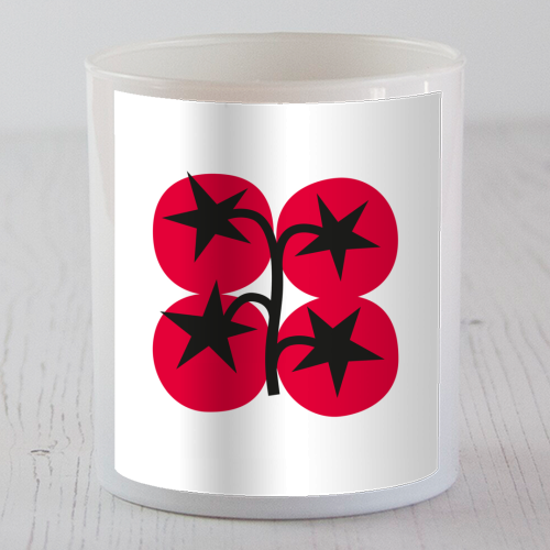 Star Tomato Coaster - scented candle by Suzie London
