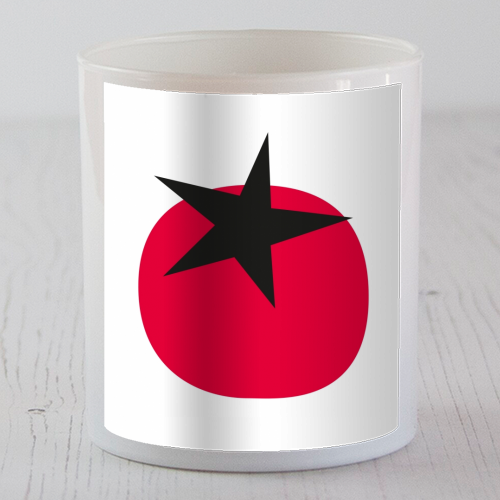 Star Tomato Coaster - scented candle by Suzie London