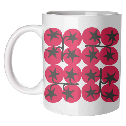Star Tomato Coaster - unique mug by Suzie London
