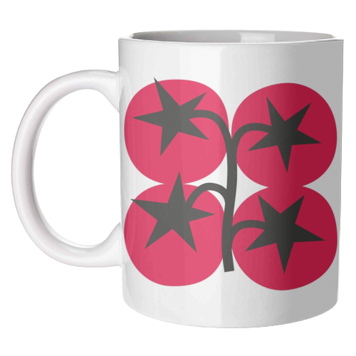 Star Tomato Coaster - unique mug by Suzie London