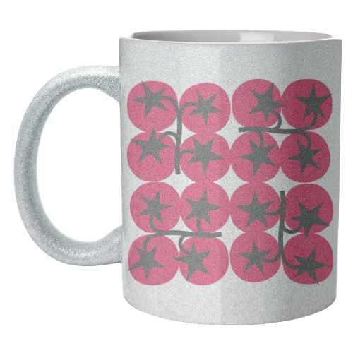 Star Tomato Coaster - unique mug by Suzie London