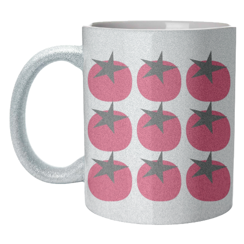 Star Tomato Coaster - unique mug by Suzie London