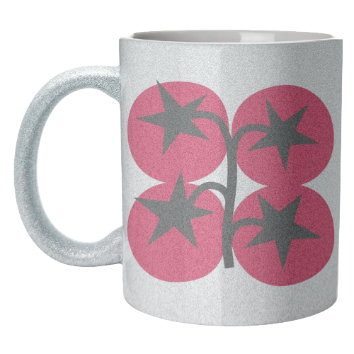 Star Tomato Coaster - unique mug by Suzie London