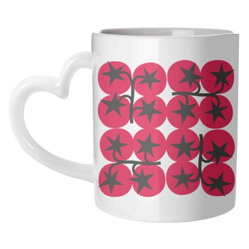 Star Tomato Coaster - unique mug by Suzie London