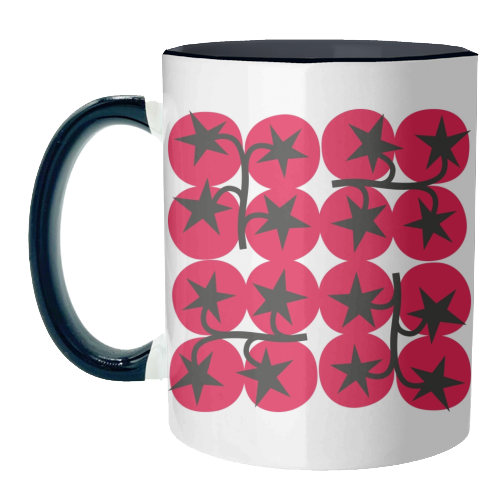 Star Tomato Coaster - unique mug by Suzie London