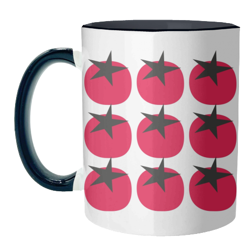 Star Tomato Coaster - unique mug by Suzie London