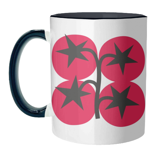 Star Tomato Coaster - unique mug by Suzie London