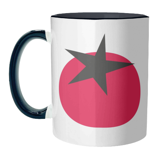 Star Tomato Coaster - unique mug by Suzie London