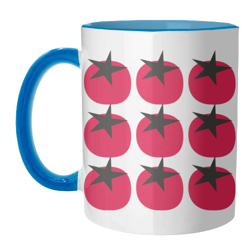 Star Tomato Coaster - unique mug by Suzie London