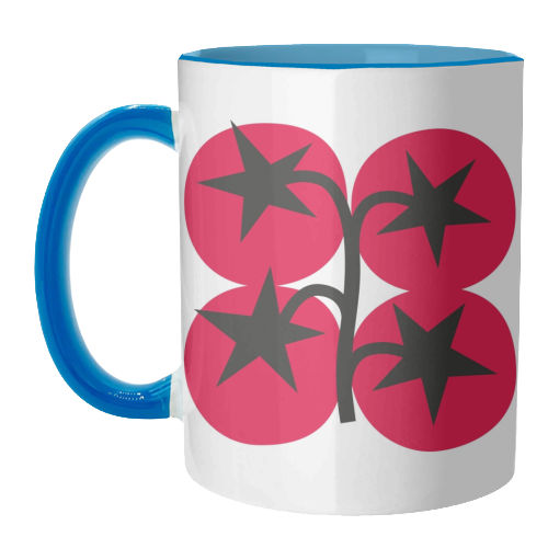 Star Tomato Coaster - unique mug by Suzie London