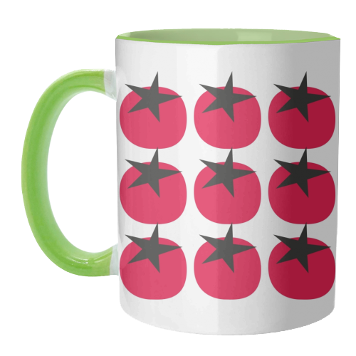 Star Tomato Coaster - unique mug by Suzie London