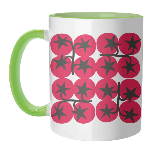 Star Tomato Coaster - unique mug by Suzie London