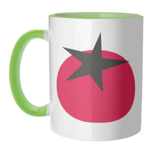 Star Tomato Coaster - unique mug by Suzie London