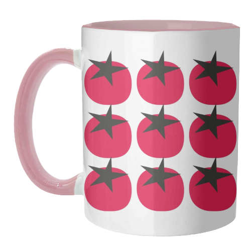 Star Tomato Coaster - unique mug by Suzie London