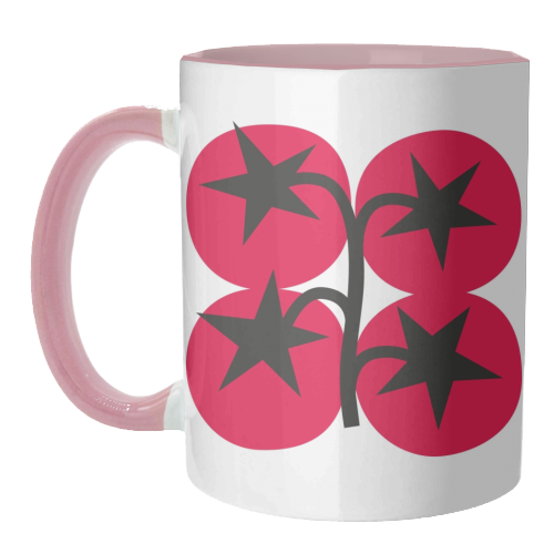 Star Tomato Coaster - unique mug by Suzie London