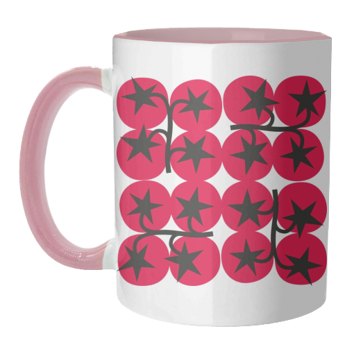 Star Tomato Coaster - unique mug by Suzie London