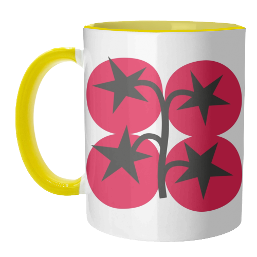 Star Tomato Coaster - unique mug by Suzie London