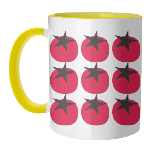 Star Tomato Coaster - unique mug by Suzie London