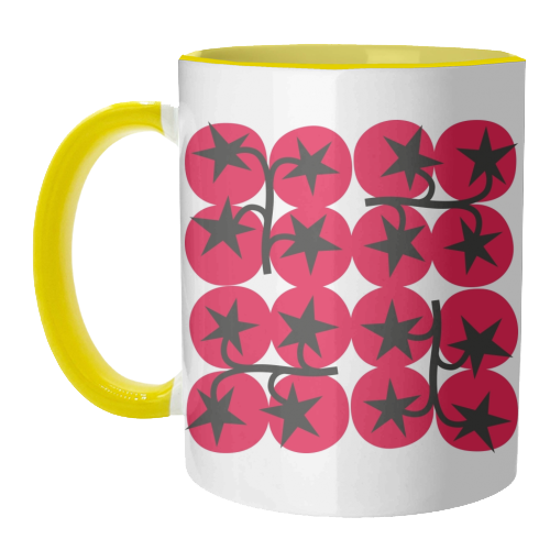 Star Tomato Coaster - unique mug by Suzie London