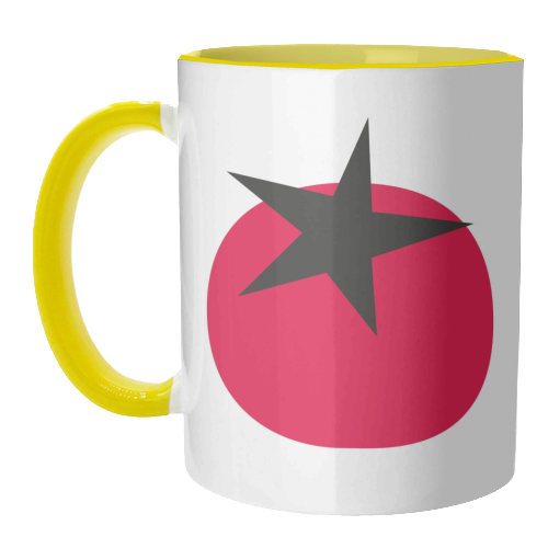 Star Tomato Coaster - unique mug by Suzie London