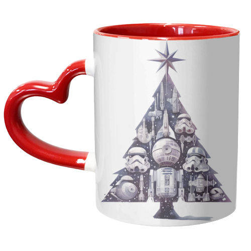 Star wars Christmas Tree - unique mug by ara liliput