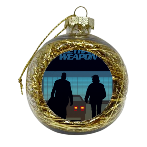 Lethal Weapon - xmas bauble by Danny Welch