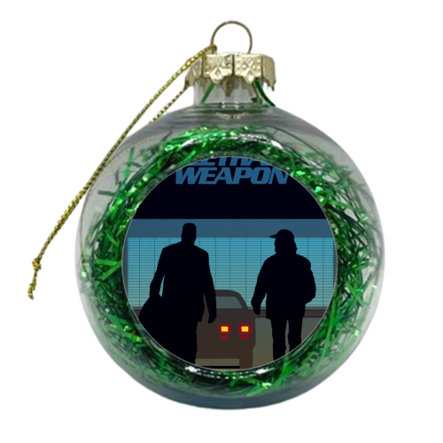 Lethal Weapon - xmas bauble by Danny Welch