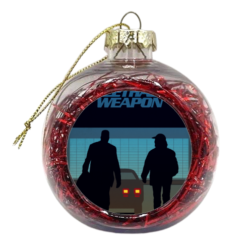Lethal Weapon - xmas bauble by Danny Welch