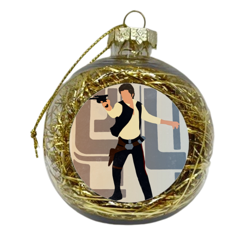 Star Wars Han Solo Docking Bay 94 - xmas bauble by Danny Welch