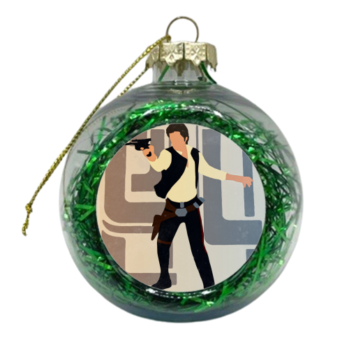 Star Wars Han Solo Docking Bay 94 - xmas bauble by Danny Welch