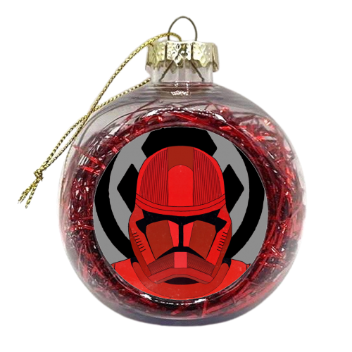 Star Wars sith Red - xmas bauble by Danny Welch