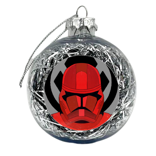 Star Wars sith Red - xmas bauble by Danny Welch