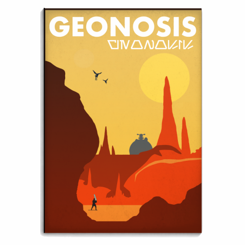 Star Wars Planets - Geonosis - personalised A4, A5, A6 notebook by Danny Welch