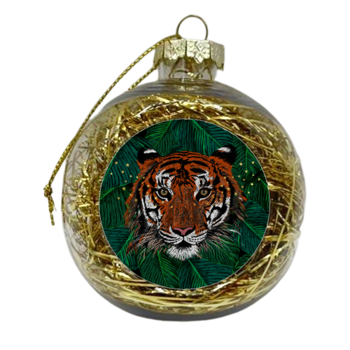 STARLIGHT TIGER - xmas bauble by PEARL & CLOVER