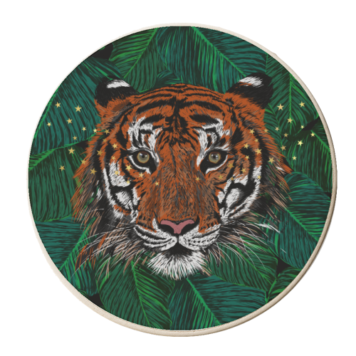 STARLIGHT TIGER - personalised beer coaster by PEARL & CLOVER