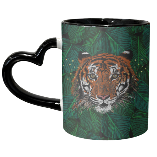 STARLIGHT TIGER - unique mug by PEARL & CLOVER
