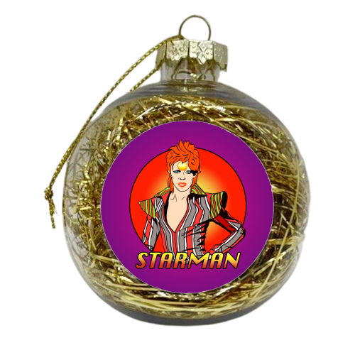 Starman - xmas bauble by Bite Your Granny
