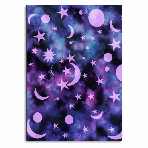 Starry Sky Moon Cosmos Dream #1 #decor #art - personalised A4, A5, A6 notebook by Anita Bella Jantz