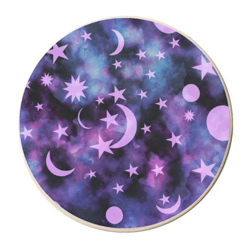 Starry Sky Moon Cosmos Dream #1 #decor #art - personalised beer coaster by Anita Bella Jantz